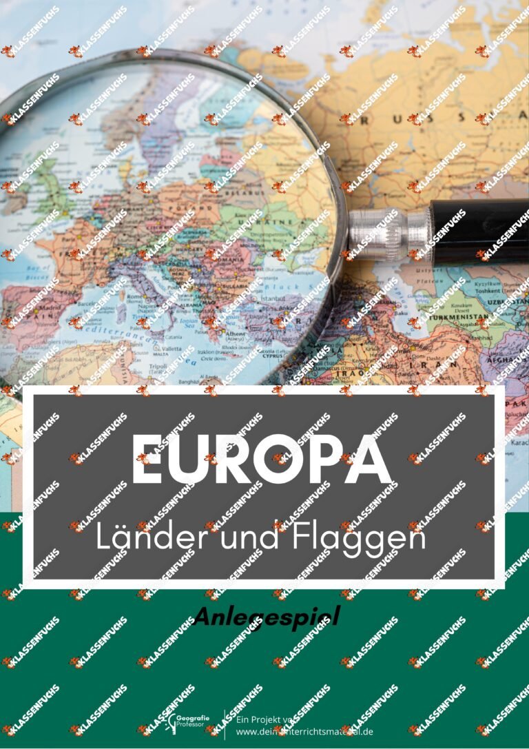 Europas Flaggen und Länder – Anlegespiel